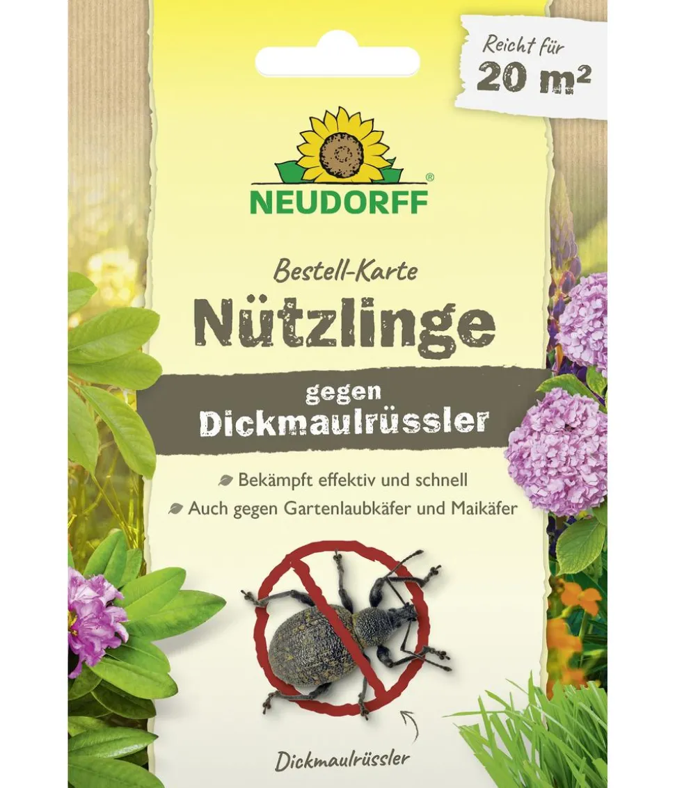 Neudorff Bestell-Karte Nützlinge gegen Dickmaulrüssler, für 20 qm, 1 Stk.