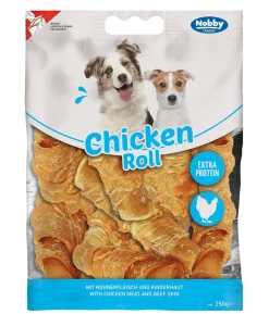 Nobby Classic Hundesnack Chicken Roll, 250 g