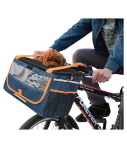 Nobby Fahrradtasche Devant, blau, ca. B37/H27/T27 cm