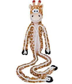Nobby Hundespielzeug Plüschgiraffe lang, ca. B14/H64/T10 cm