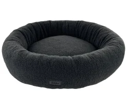 Nobby Komfortbett Donut Jella, rund, dunkelgrau