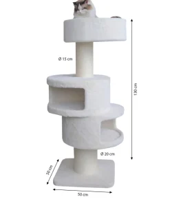 Nobby Kratzbaum Volta, creme, ca. B50/H130/T50 cm