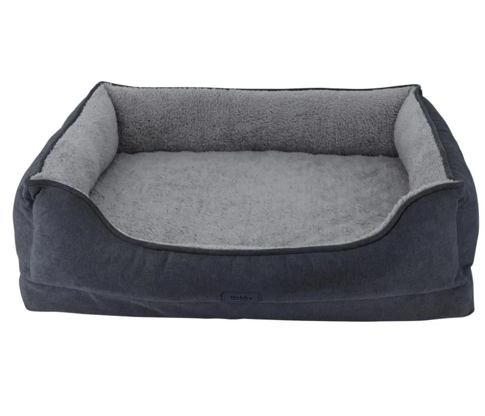 Nobby Orthopädisches Komfortbett Vara, rechteckig, grau