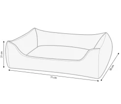 Nobby Orthopädisches Komfortbett Calbu, rechteckig, beige