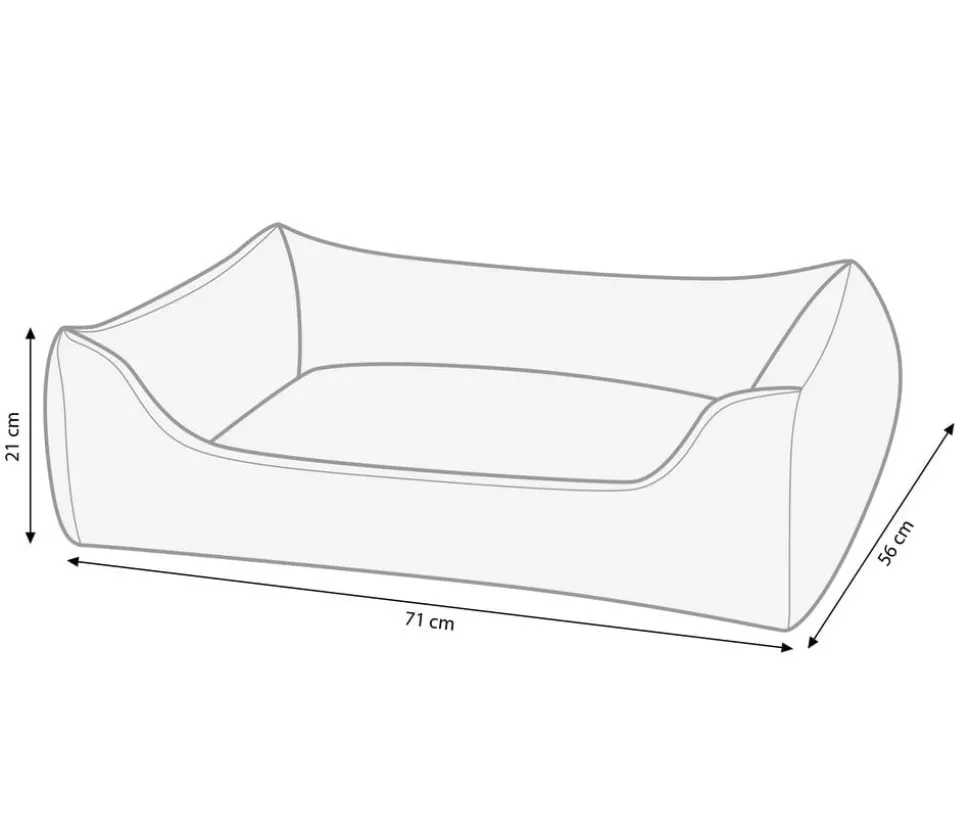 Nobby Orthopädisches Komfortbett Calbu, rechteckig, beige