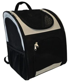 Nobby Tierrucksack Extend 2, creme/schwarz, ca. B34/H41/T28 cm