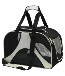 Nobby Transporttasche Swing, creme/schwarz, ca. B46/H30/T22 cm