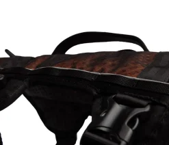 Non-stop dogwear Mehrzweck-Hundegeschirr Rock harness long, schwarz/orange