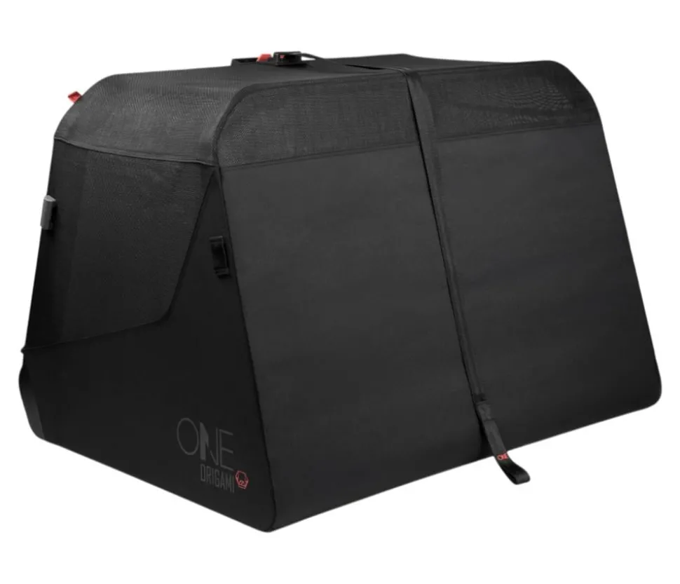 1one1 Origami Hundetransportbox, schwarz, XL, ca. B94/H65,8/T71,4 cm