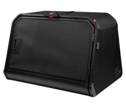 1one1 Origami Hundetransportbox, schwarz, XL, ca. B94/H65,8/T71,4 cm
