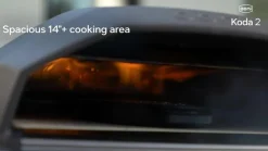 Ooni Gas Pizzaofen Koda 2, schwarz, ca. B33/H47/T55 cm