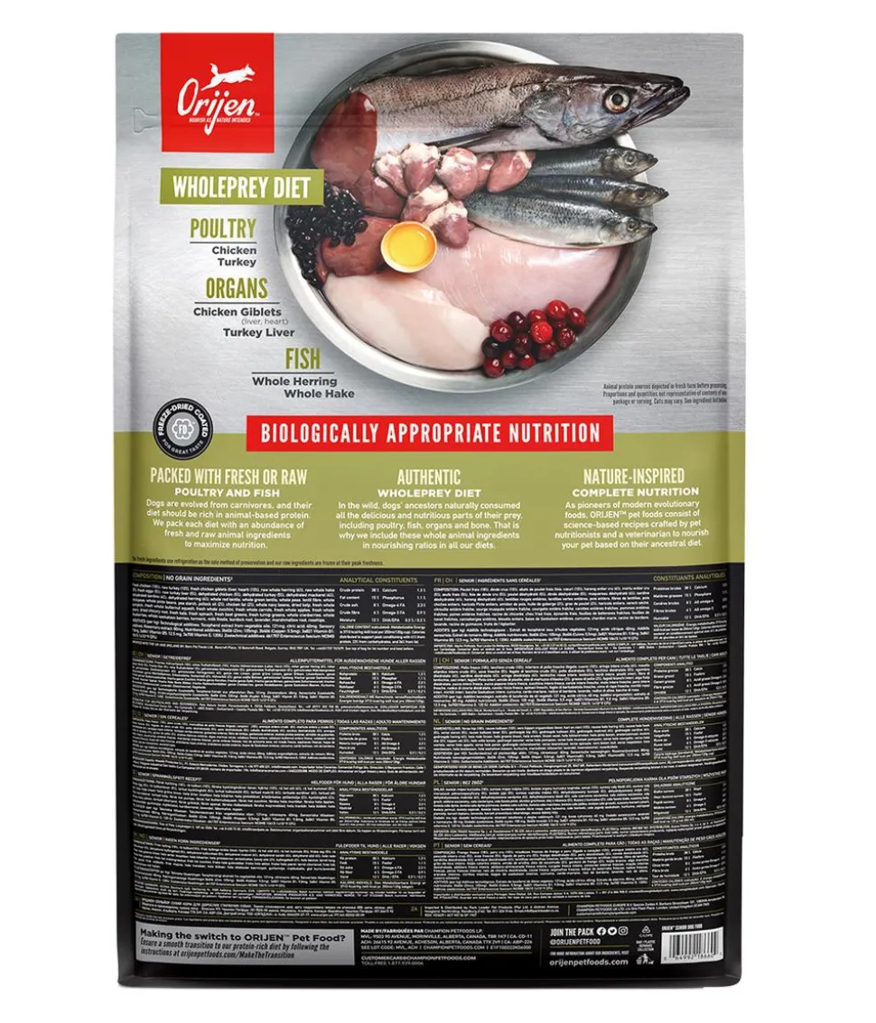 ORIJEN™ Trockenfutter für Hunde Senior