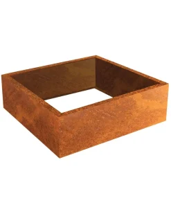 Palatino Cortenstahl-Pflanzrahmen Carlotta, quadratisch, braun