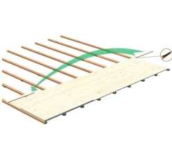 Palmako Fußboden für Gartenhaus Lotta
