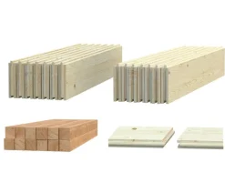 Palmako Fußboden für Gartenhaus Klara, ca. 10,4 m²