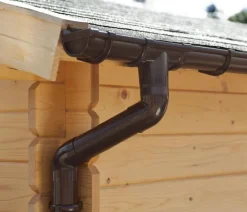 Palmako Regenrinne für Gartenhäuser mit Flachdach