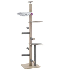 Petrebels Kratzbaum Aquarius 265, grau, ca. B60/H243-265/T60 cm