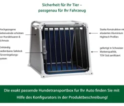 4pets® Hundetransportbox ECO BLACK 3