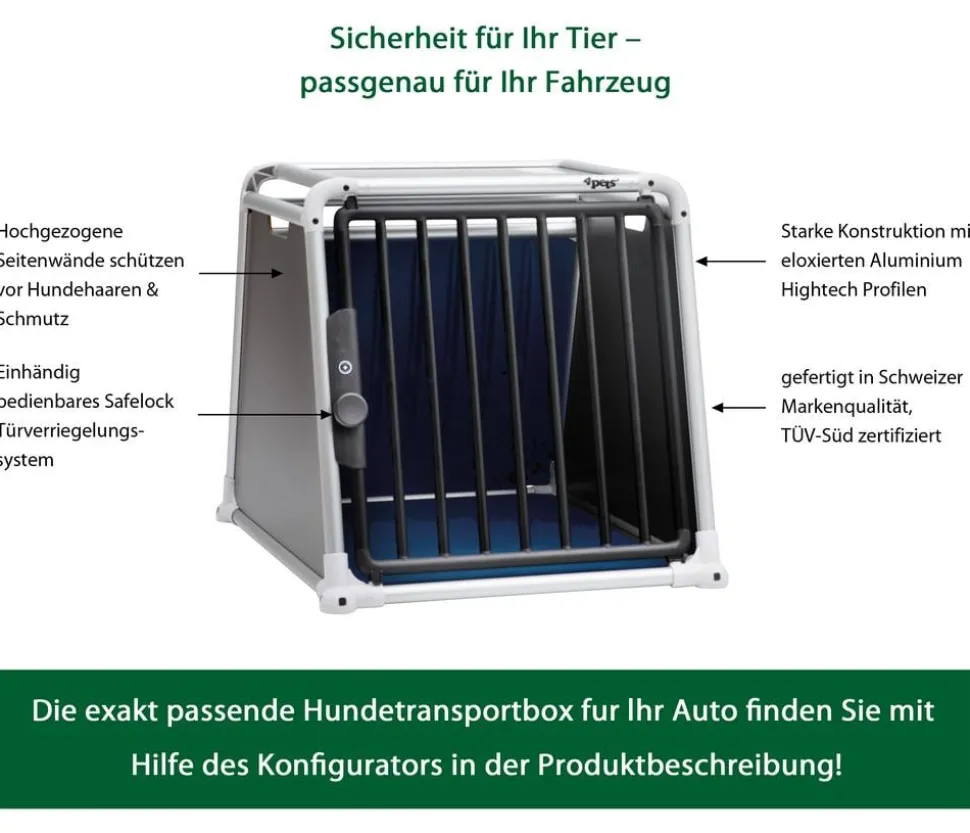 4pets® Hundetransportbox ECO BLACK 3