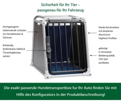 4pets® Hundetransportbox ECO BLACK 2