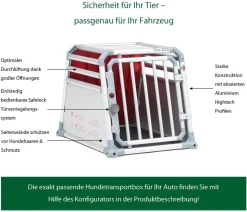 4pets® Hundetransportbox PRO Line 1