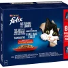 PURINA felix® Nassfutter für Katzen So gut wie es aussieht Geschmacksvielfalt vom Land in Gelee, 80 x 85 g