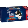 PURINA felix® Nassfutter für Katzen So gut wie es aussieht Geschmacksvielfalt vom Land in Gelee, 44 x 85 g