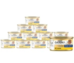 PURINA GOURMET™ Gold Nassfutter für Katzen Feine Pastete Adult, 12 x 85 g
