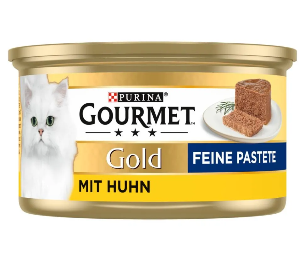PURINA GOURMET™ Gold Nassfutter für Katzen Feine Pastete Adult, 12 x 85 g