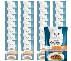 PURINA GOURMET™ Nassfutter für Katzen Perle Genuss in Sauce, 26 x 85 g