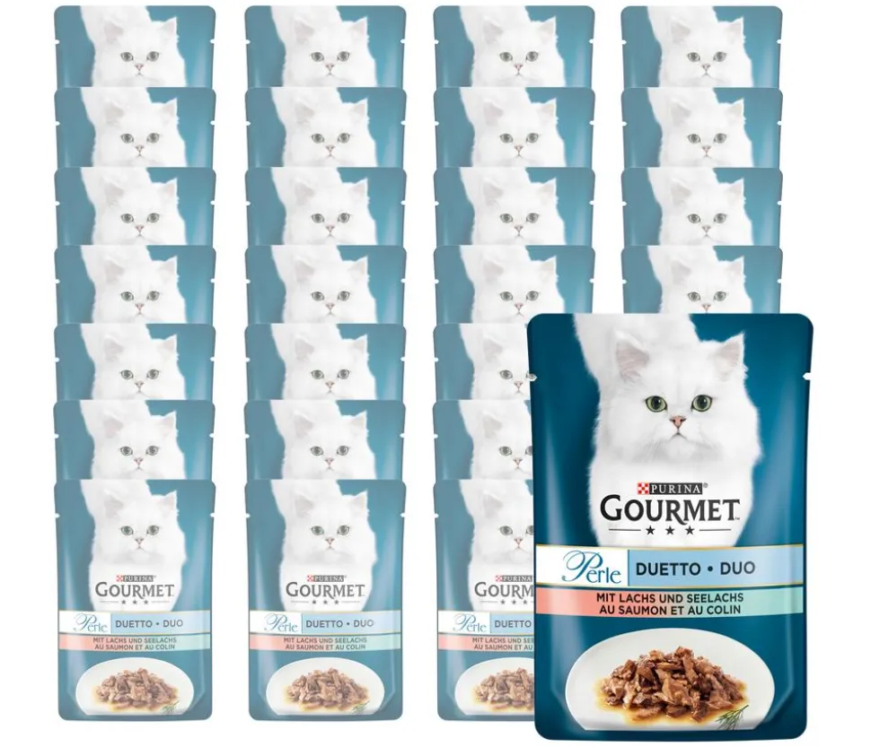PURINA GOURMET™ Nassfutter für Katzen Perle Duetto, 26 x 85 g