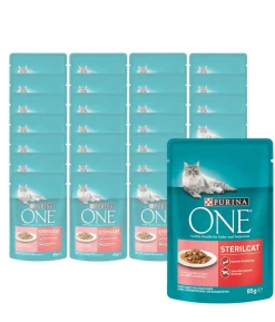 PURINA ONE® Nassfutter für Katzen Sterilcat, 26 x 85 g