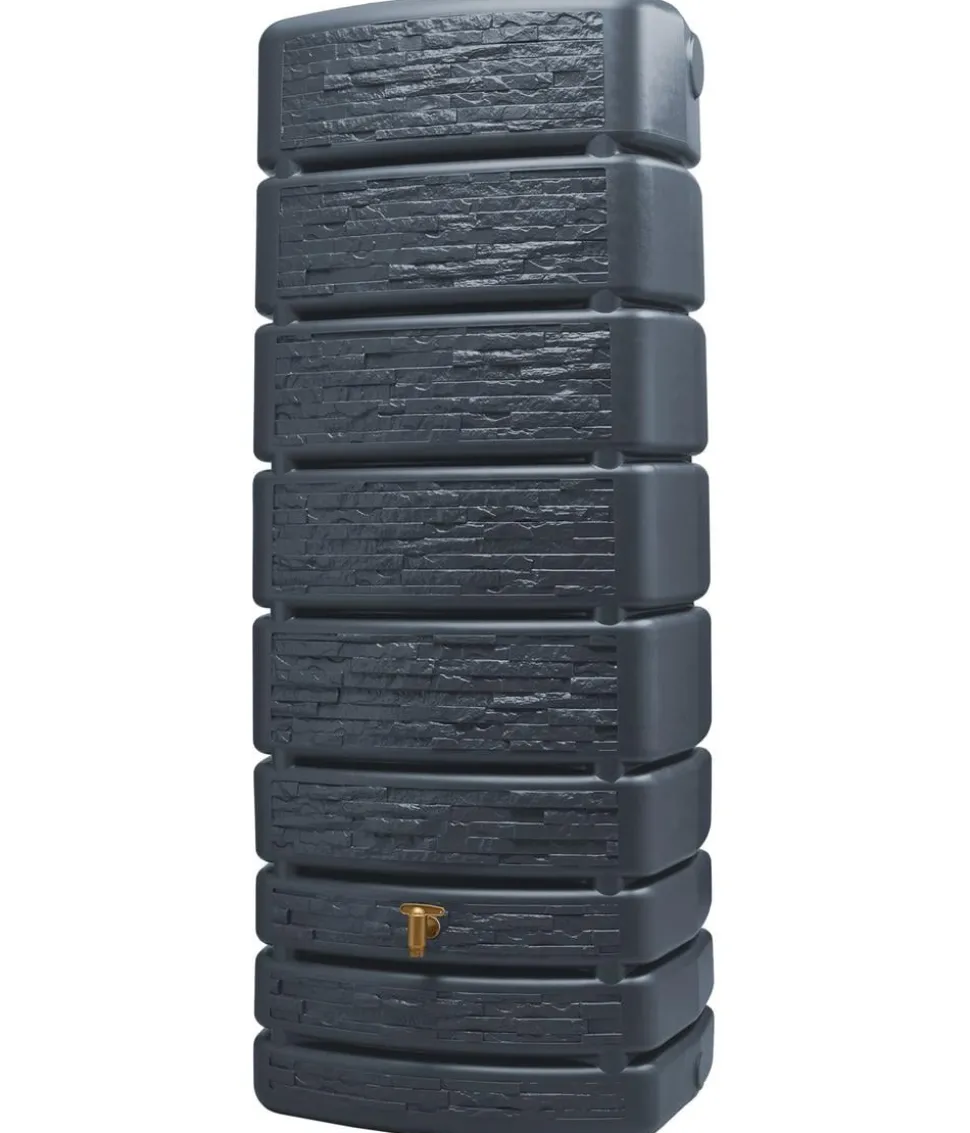 4rain Wandtank Slim Stone Decor, 500 l