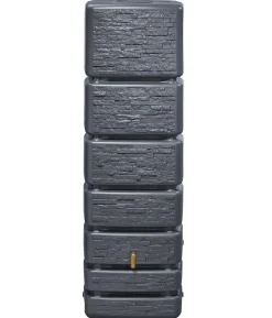 4rain Wandtank Slim Stone Decor, 350 l, ca. B60/H184/T39 cm