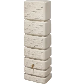 4rain Wandtank Slim Stone Decor, 350 l, ca. B60/H184/T39 cm