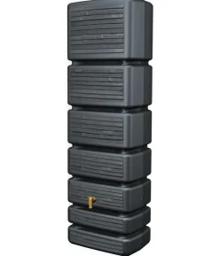 4rain Wandtank Slim Wood Decor, 350 l, ca. B60/H184/T39 cm