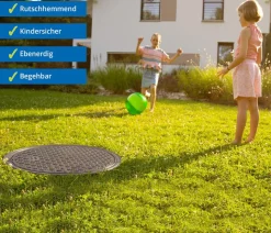 4rain Zisterne FLAT Flachtank-Paket Garten-Comfort, begehbar