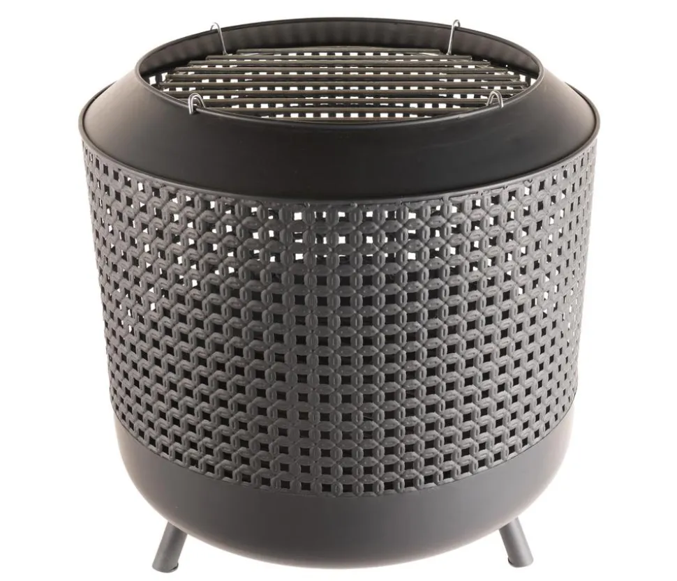 RedFire Feuerkorb Midland inkl. Grillrost, ca. Ø50/H51 cm