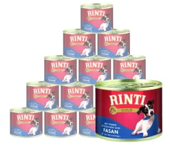 RINTI Gold Nassfutter für Hunde, 12 x 185 g
