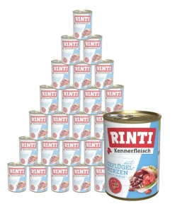 RINTI Kennerfleisch Nassfutter für Hunde, 24 x 400 g
