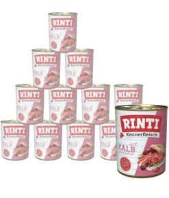 RINTI Kennerfleisch Nassfutter für Hunde, 12 x 800 g