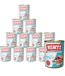 RINTI Kennerfleisch Nassfutter für Hunde, 12 x 800 g