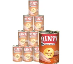 RINTI Nassfutter für Hunde Singlefleisch Pur, 12 x 400 g