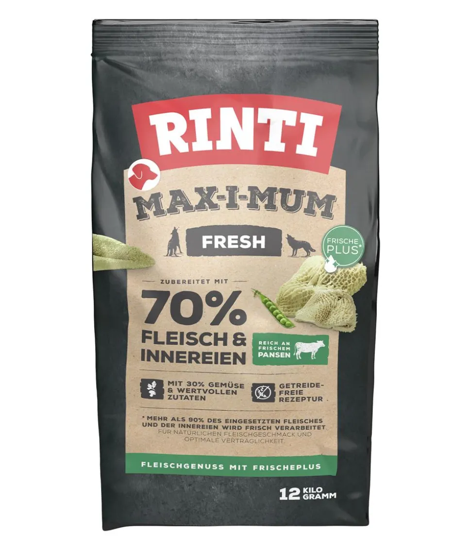 Rinti Trockenfutter für Hunde MAX-I-MUM Fresh Adult, Pansen