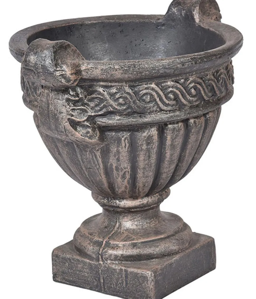 Roto Kunststoff-Pflanztopf Vase S, bronze, ca. Ø37/H39,5 cm