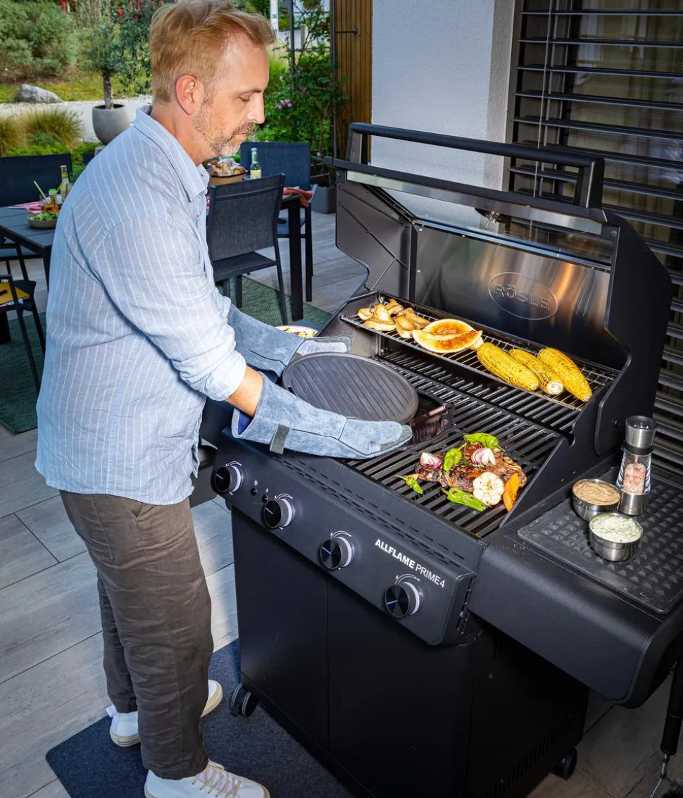 Rösle Gasgrill Allflame Prime 4, ca. B138/H118/T61 cm