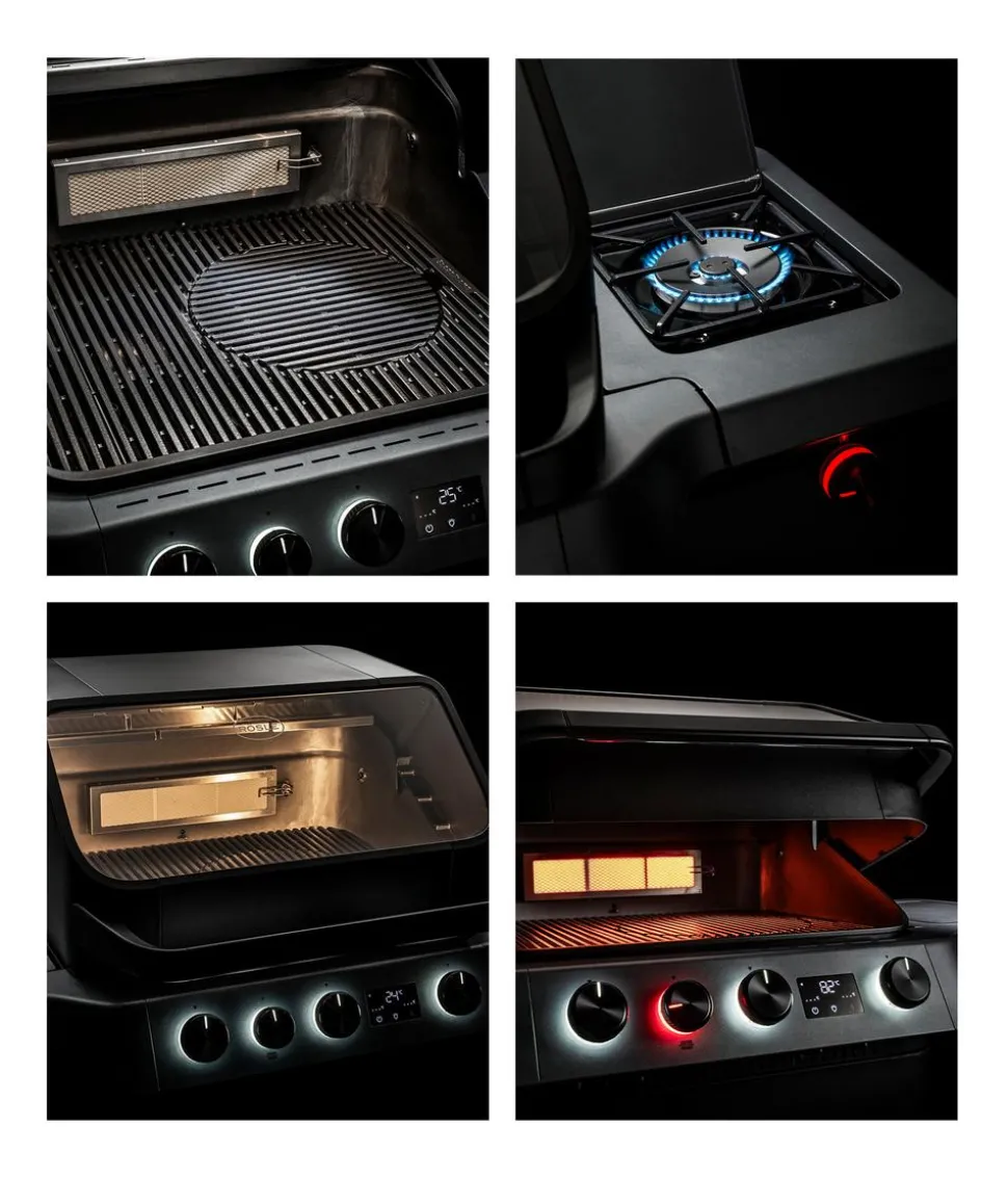 Rösle Gasgrill Blazeflame Master 3 50 mbar, ca. B141/H123/T69 cm