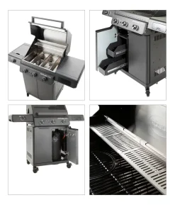 Rösle Gasgrill Epicflame Core 3 50 mbar, ca. B119/H127/T61 cm