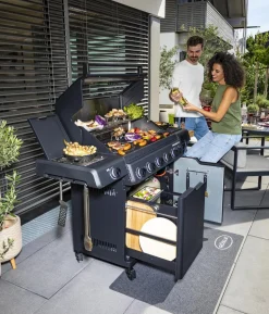 Rösle Gasgrill Epicflame Pro 6 50bar, ca. B119/H157/T61,5 cm