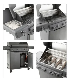 Rösle Gasgrill Epicflame Pro 4 50 mbar, ca. B119/H138/T61 cm